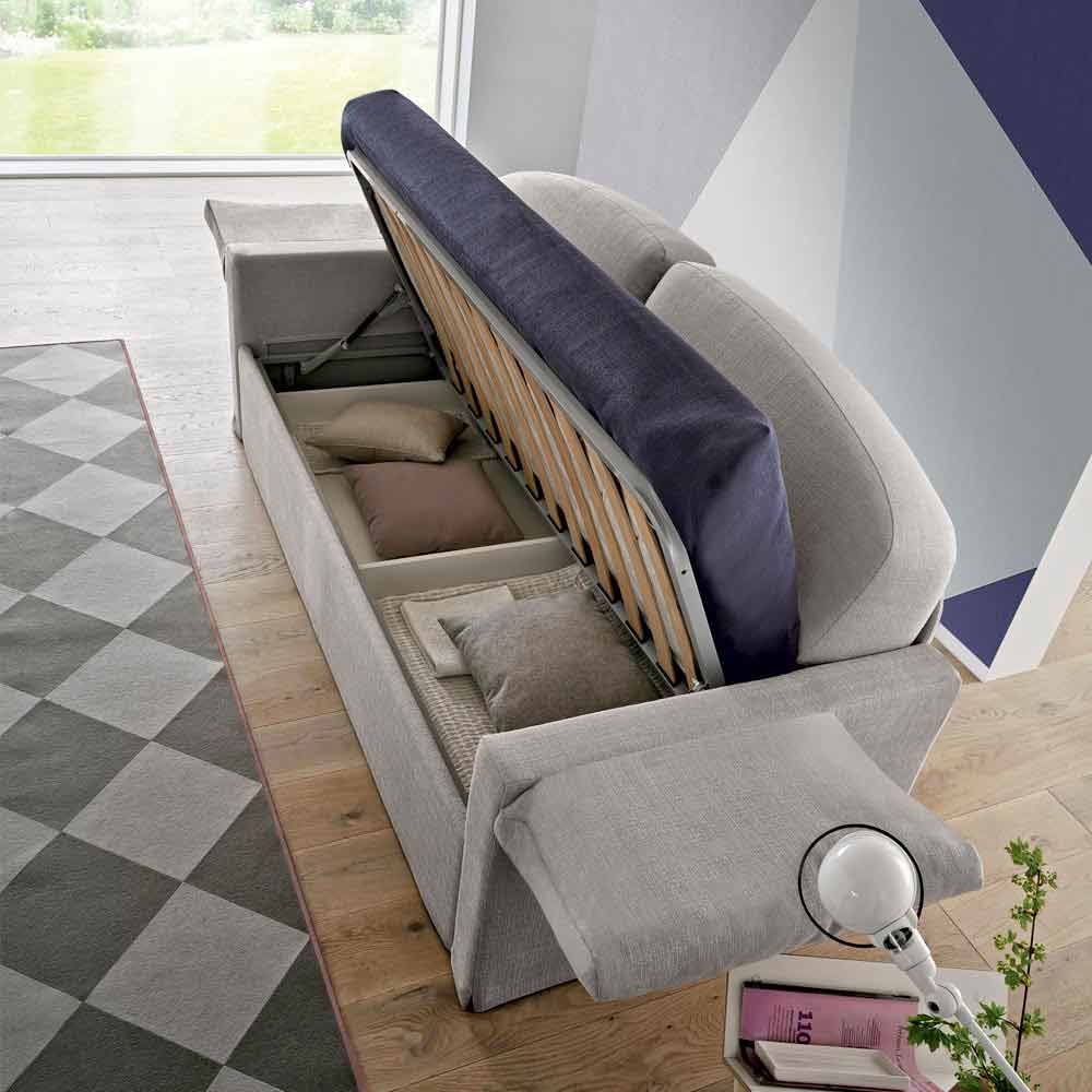 Divano Letto In Tessuto Con Cassetto Contenitore Made In Italy Divano Letto In Tessuto Con Cassetto Contenitore Made In Italy