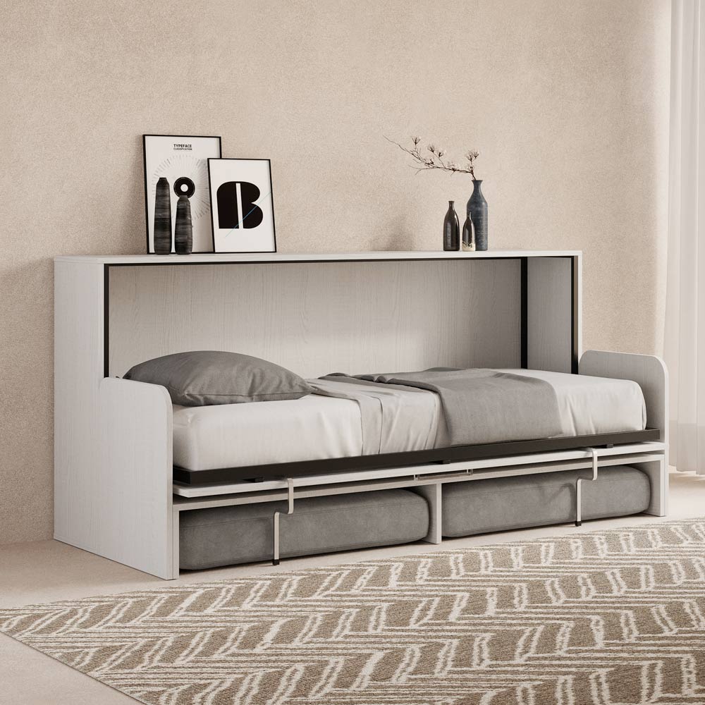 Divano Letto Matrimoniale Mobile Letto Orizzontale Letto Singolo A