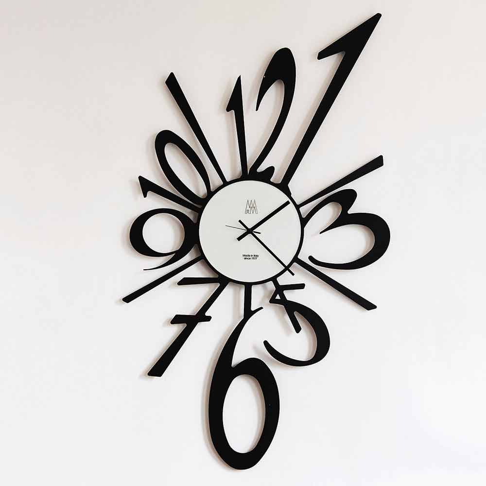 NEDIS Orologio Da Parete In Acciaio Inossidabile, Diametro 30 Cm, Design Moderno Argento