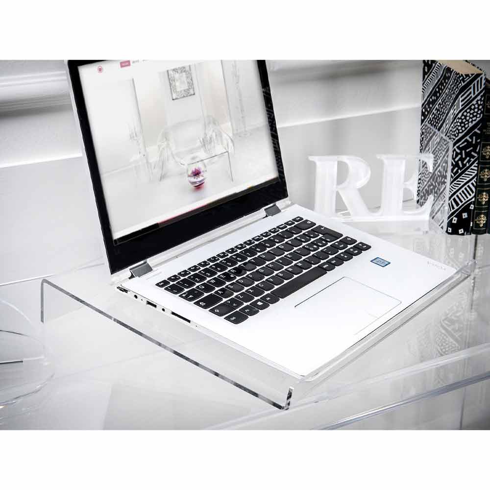 Supporto Laptop in Plexiglass da Scrivania Made in Italy
