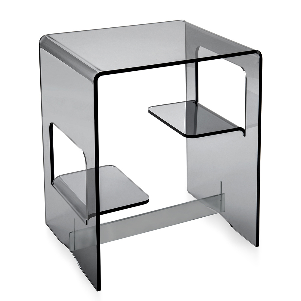 Comodino Tavolino da Salotto in Plexiglass Design Moderno