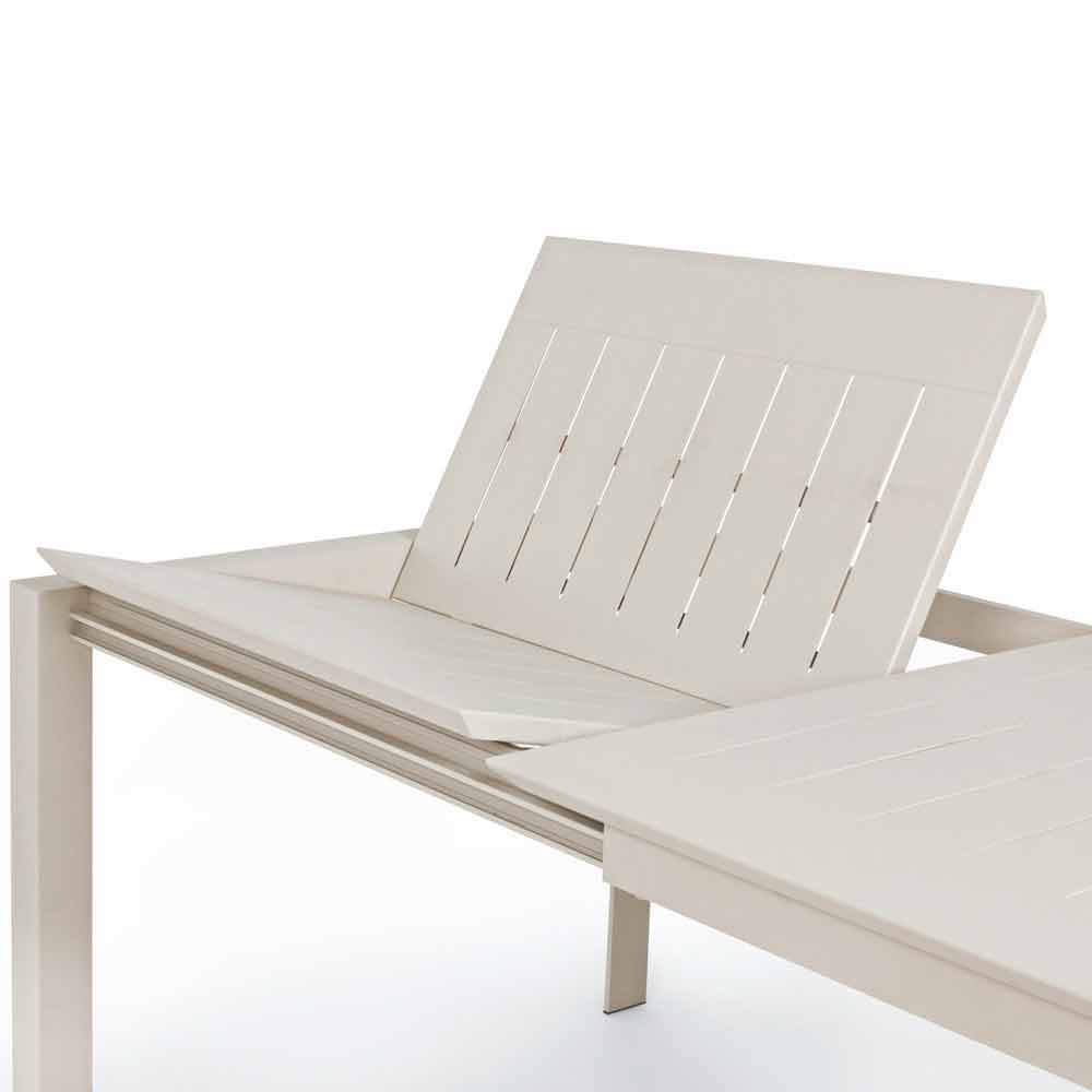 Tavolo da Esterno Allungabile in Alluminio Design Moderno Homemotion -  Casper