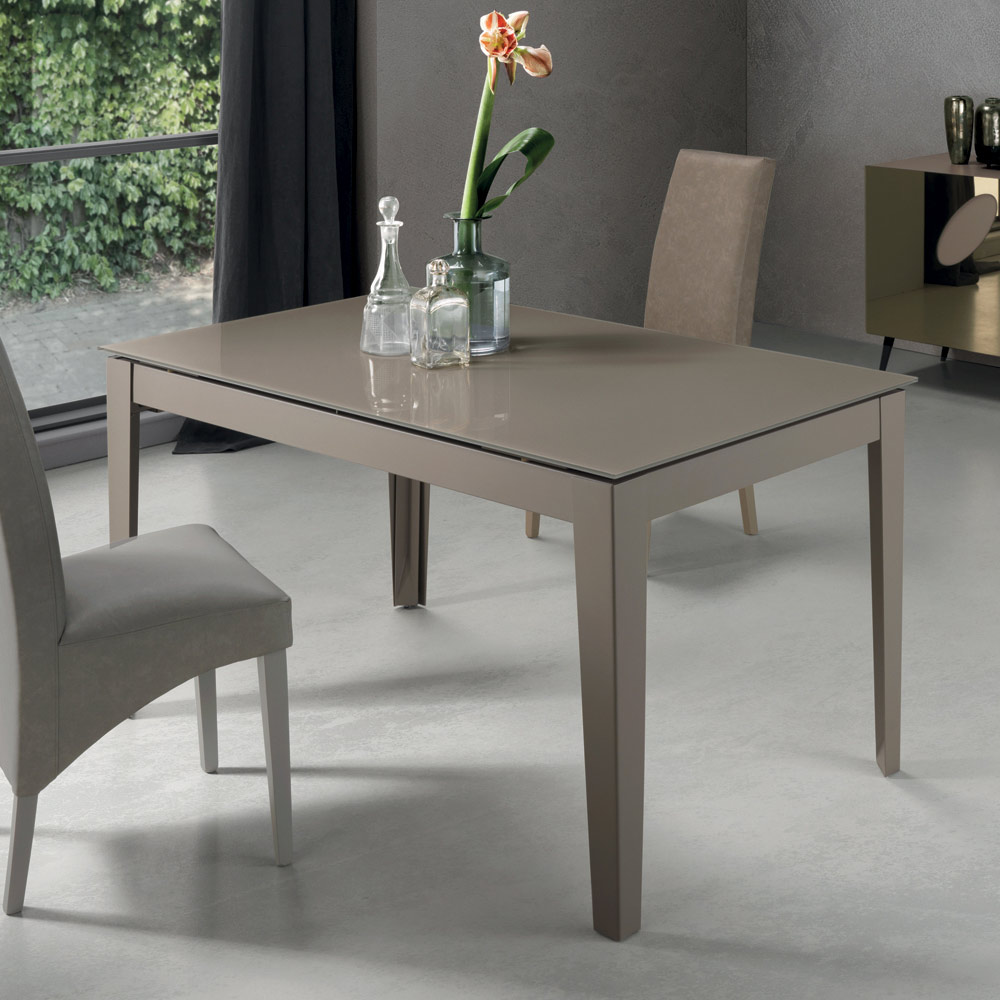 Tavolo Cucina Vetro Temperato Tortora Tavolo Cucina Vetro