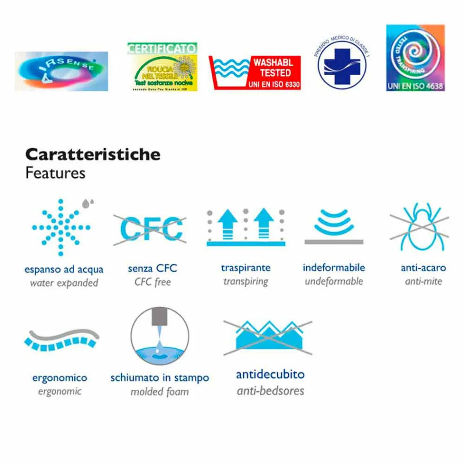 Cuscino Bio Airsensitive Viadurini