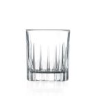12 Bicchieri da Liquore in Eco Cristallo con Decori Lineari Design - Senzatempo Viadurini