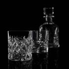 12 Bicchieri Dof Vintage per Acqua o Whisky Design in Cristallo - Titanio Viadurini