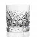 12 Bicchieri Dof Vintage per Whisky Design in Cristallo, Linea Lusso - Titanio