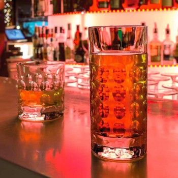 12 Bicchieri Highball per Bibite o Long Drink in Cristallo Eco - Titanioball