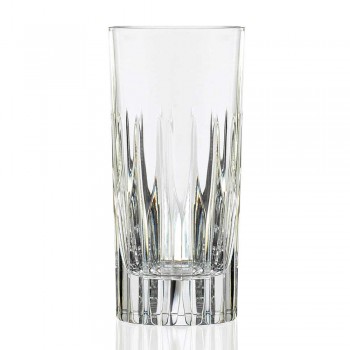 12 Bicchieri per Long Drink Tumbler Alti in Cristallo Ecologico - Voglia