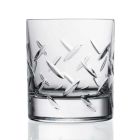 12 Bicchieri per Whisky o Acqua in Cristallo Eco con Decori Moderni - Aritmia Viadurini