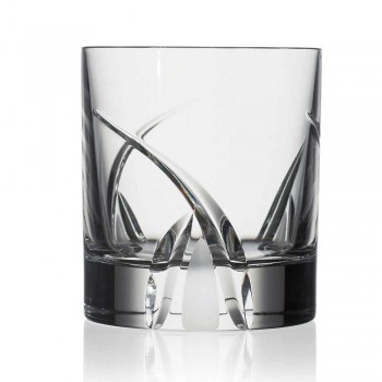 12 Bicchieri Tumbler Bassi in Eco Cristallo Design di Lusso - Montecristo