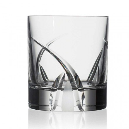 12 Bicchieri Tumbler Bassi in Eco Cristallo Design di Lusso - Montecristo Viadurini