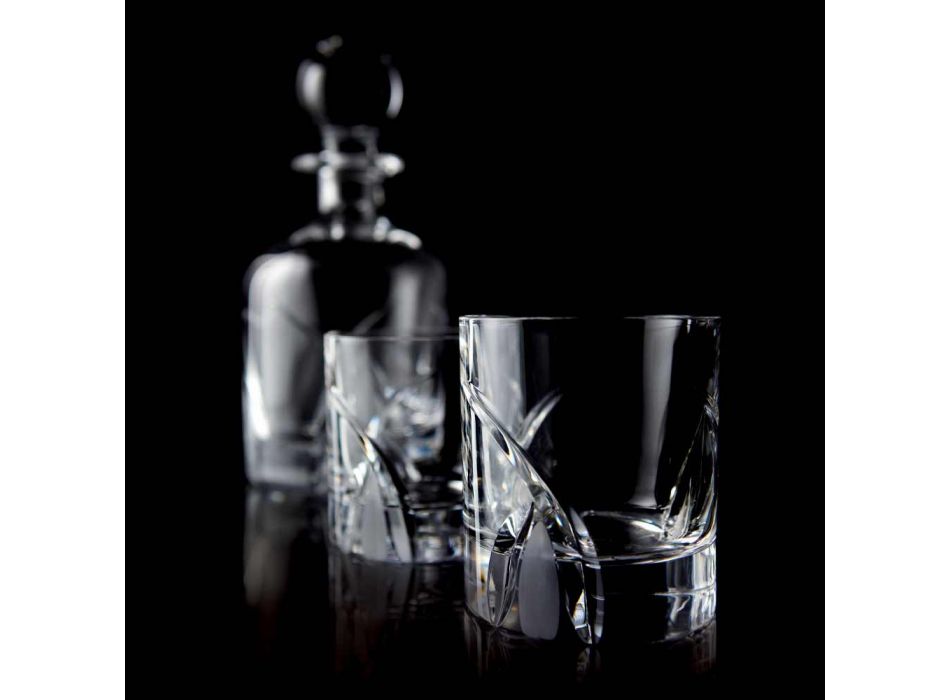 12 Bicchieri Tumbler Bassi in Eco Cristallo Design di Lusso - Montecristo