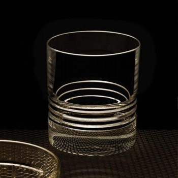 12 Bicchieri Tumbler Double Old Fashioned in Cristallo da Whisky - Aritmia