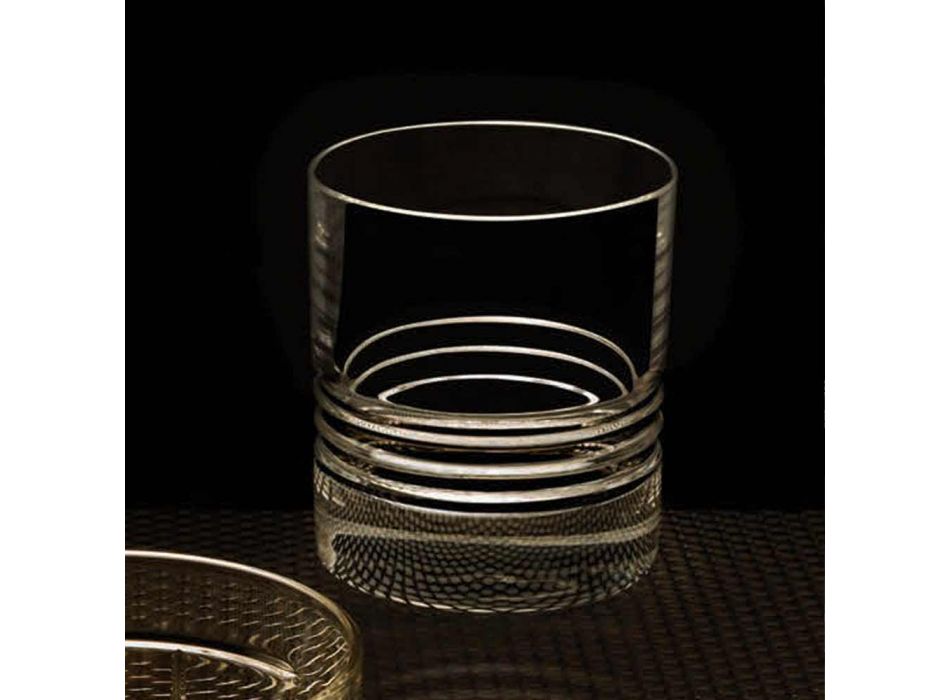 12 Bicchieri Tumbler Double Old Fashioned in Cristallo da Whisky - Aritmia