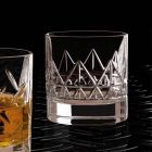 12 Bicchieri Whisky o Acqua Design Moderno di Lusso in Cristallo - Aritmia Viadurini