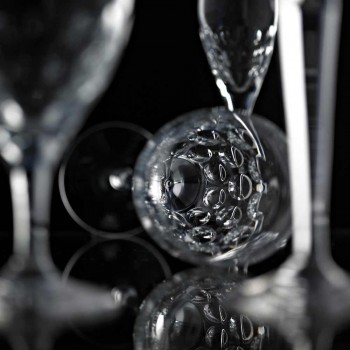 12 Calici da Birra in Cristallo Ecologico Decorato Design di Lusso - Titanioball