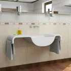 Lavandino Arredo Bagno Onda Made in Italy Viadurini