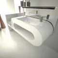 Lavabo dal design moderno bianco, nero o bordeaux Garfish