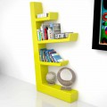 Libreria design moderno in Solid Surface Austen, made in Italy