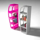 Libreria Design Moderno B-Side Made in Italy Viadurini