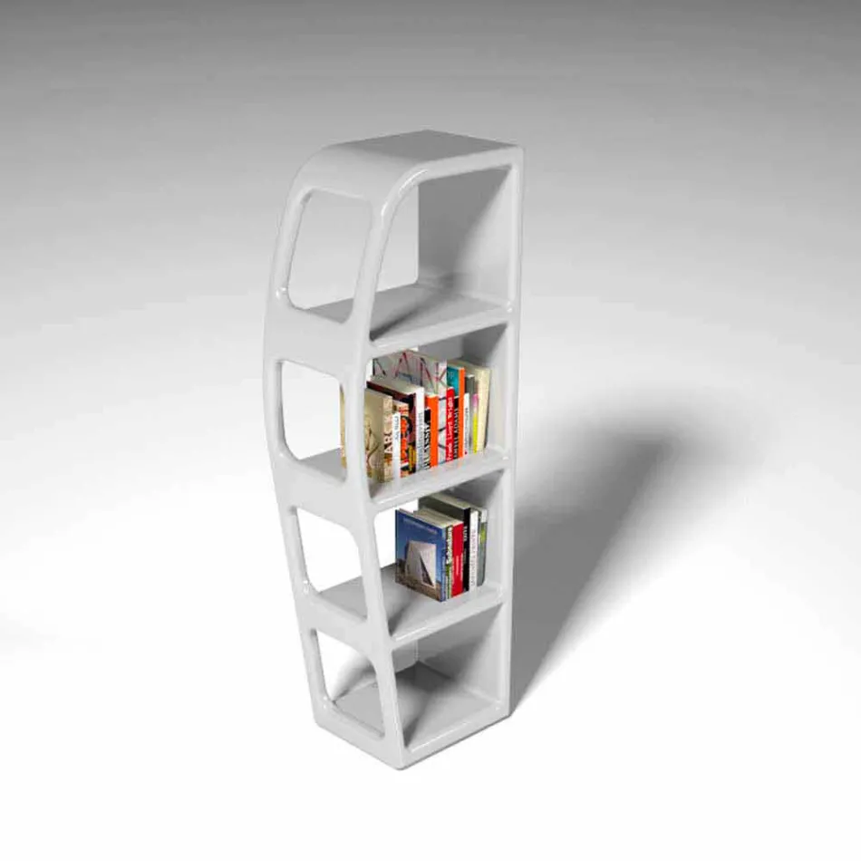 Libreria Design Moderno B-Side Made in Italy Viadurini