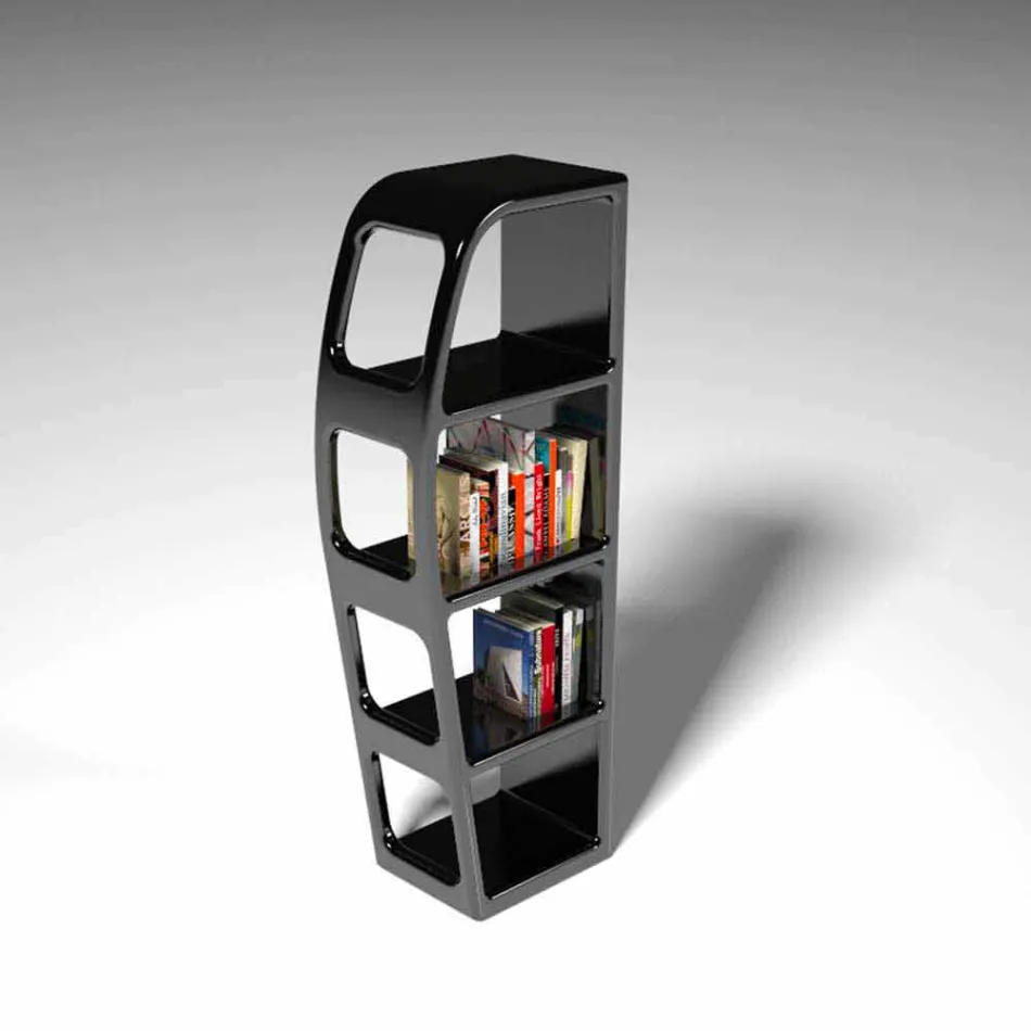 Libreria Design Moderno B-Side Made in Italy Viadurini