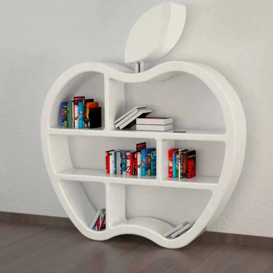 Libreria Design Moderno Gluttony Made in Italy Viadurini