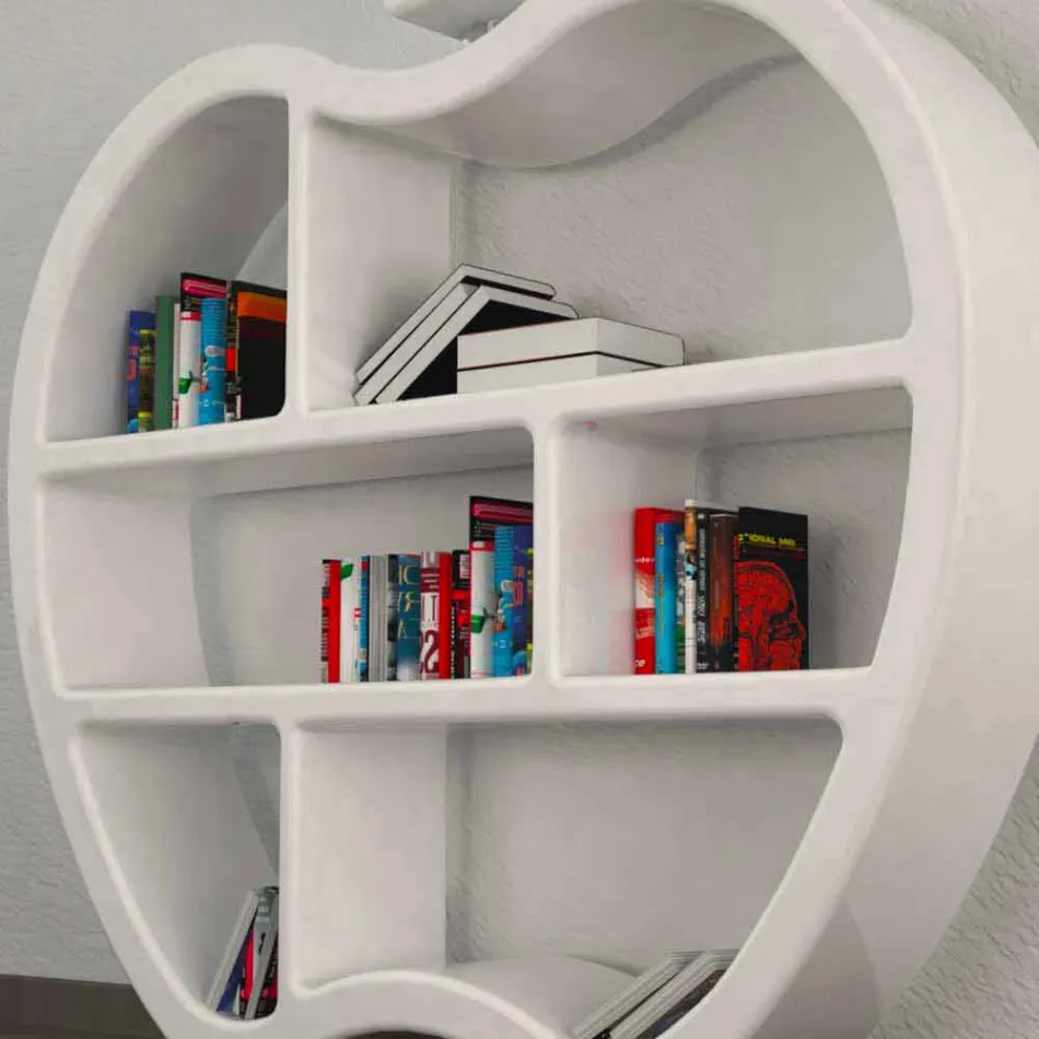Libreria Design Moderno Gluttony Made in Italy Viadurini