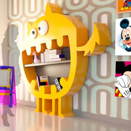 Libreria Moderna Hardy Made in Italy Viadurini