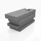 Scrivania Ufficio Design Alford Made in Italy Viadurini