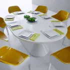 Scrivania Ufficio Design Lunch Table Made in Italy Viadurini