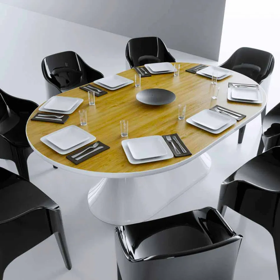 Scrivania Ufficio Design Lunch Table Made in Italy Viadurini