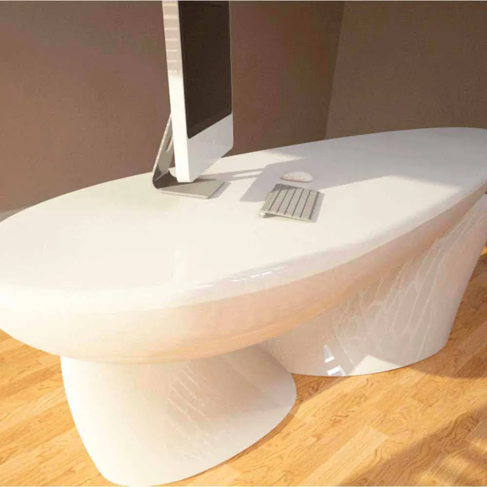 Scrivania Ufficio Design Sofstone Made in Italy Viadurini