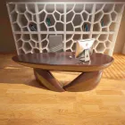 Scrivania Ufficio Design Sofstone Made in Italy Viadurini