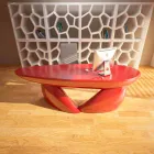 Scrivania Ufficio Design Sofstone Made in Italy Viadurini