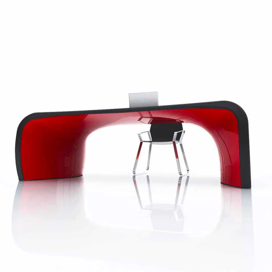 Scrivania Ufficio Design Sonar Made in Italy Viadurini