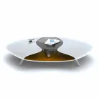 Tavolino Design Alien Made in Italy Viadurini