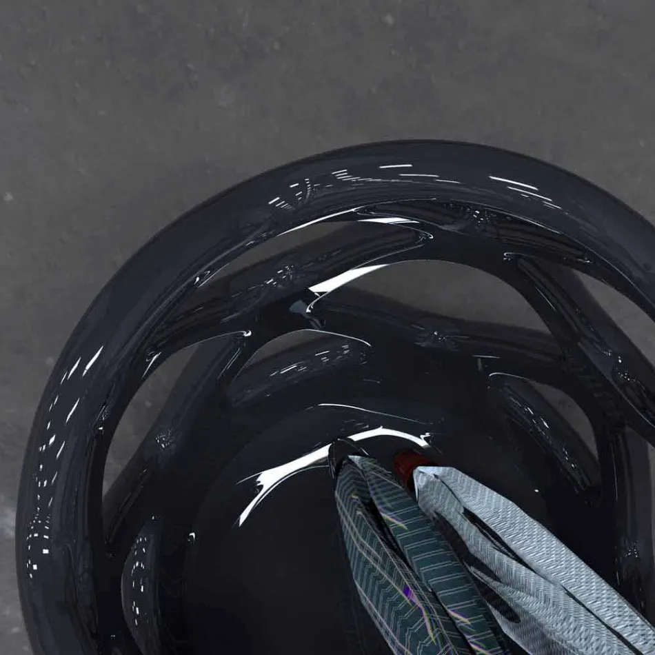 Porta ombrelli Design Moderno Coulee Made in Italy Viadurini