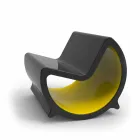 Divano Dondolo 2 Posti Design Moon Made in Italy Viadurini