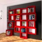Libreria Design Fra011 Made in Italy Viadurini