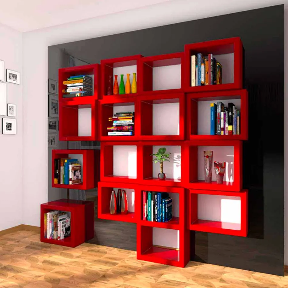 Libreria Design Fra011 Made in Italy Viadurini