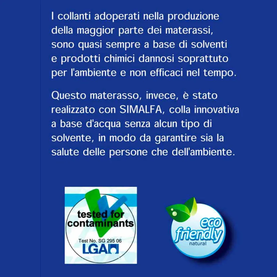 Materasso Matrimoniale Memory Bio Maxi Viadurini