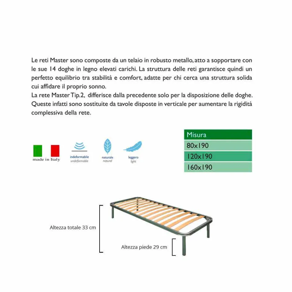Rete Bio Comfort 1 Singolo Viadurini