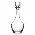 2 Bottiglie per Vini in Cristallo Eco, Design Italiano Linea Lusso - Lisciato