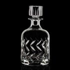 2 Bottiglie Whisky in Cristallo Ecologico con Tappo Decori Vintage - Aritmia Viadurini