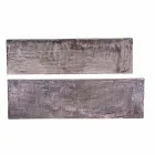 2 Consolle in Acciaio Stile Industriale Design Moderno Homemotion - Sesamo Viadurini