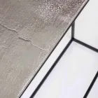 2 Consolle in Acciaio Stile Industriale Design Moderno Homemotion - Sesamo Viadurini