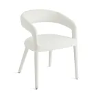 2 Poltroncine Imbottite in Tessuto Bouclè con Struttura Rivestita - Domenica Viadurini