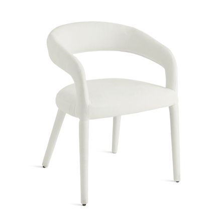 2 Poltroncine Imbottite in Tessuto Bouclè con Struttura Rivestita - Domenica Viadurini